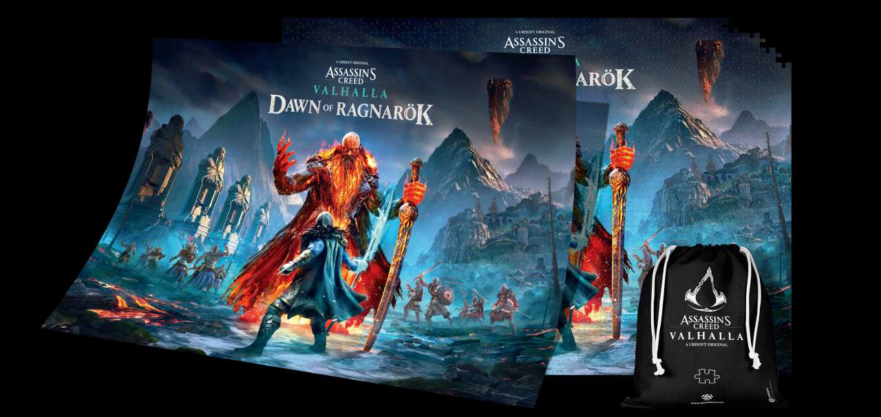 Assassin's Creed Valhalla: Dawn of Ragnarok - Premium Edition Jigsaw Puzzle 1000 Pcs cenega