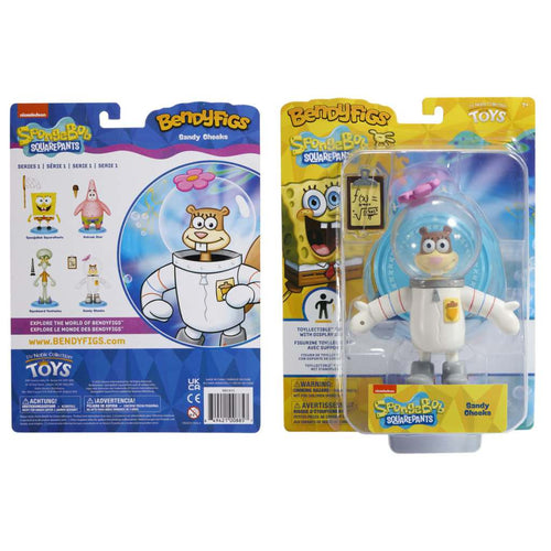 Svampbob Sandy Cheeks Bendyfig - Samlarfigur noble collections