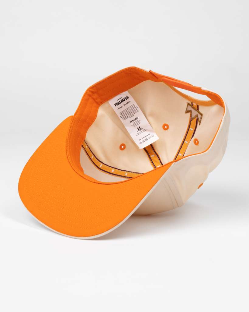 Fall Guys Vit Snapback i Hållbart Material itemlab gmbh