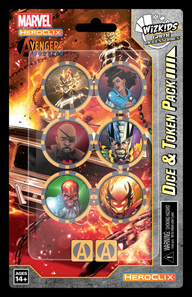 Mhc Avengers Forever Ghost Rider Dice & Tokens Set wizkids