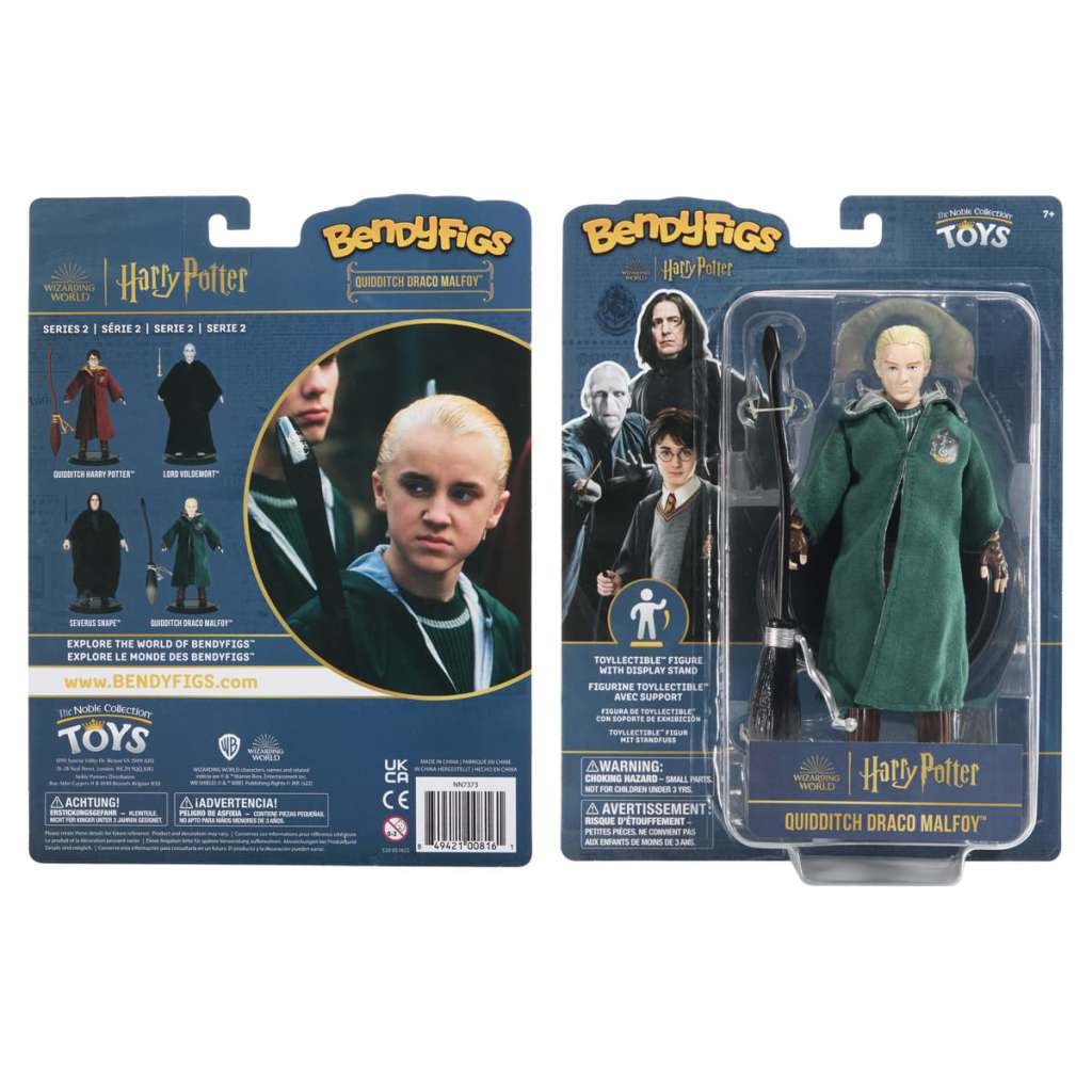HP Draco Quidditch Bendyfig noble collections