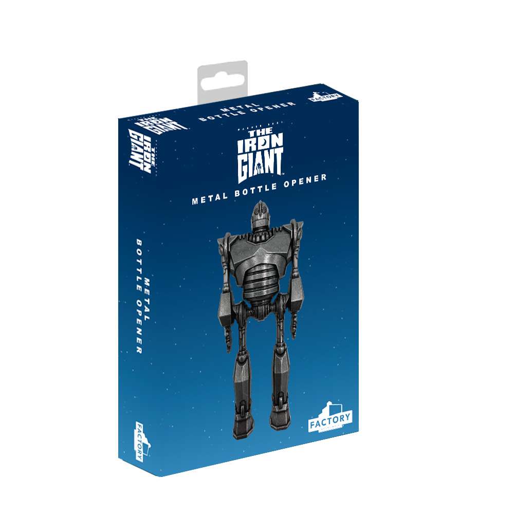 The Iron Giant Metallöppnare factory ent