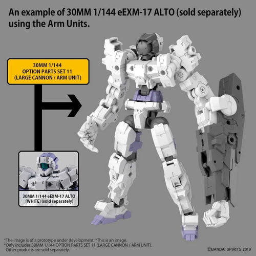 30mm OP Delar Set 11 Stora Kanoner/Armar 1/144 - Robotto