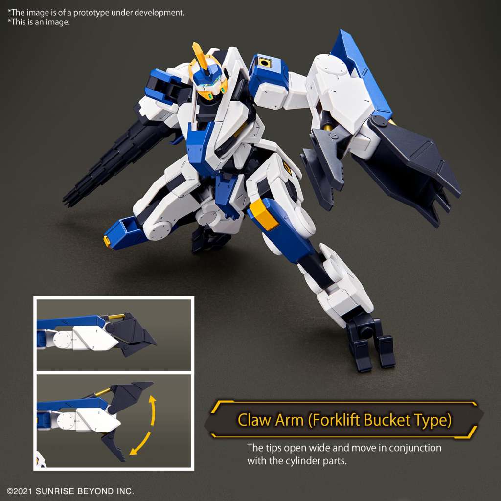 Hg Mailes Byakuchi Drill & Claw Arm 1/72 bandai model kit gunpla