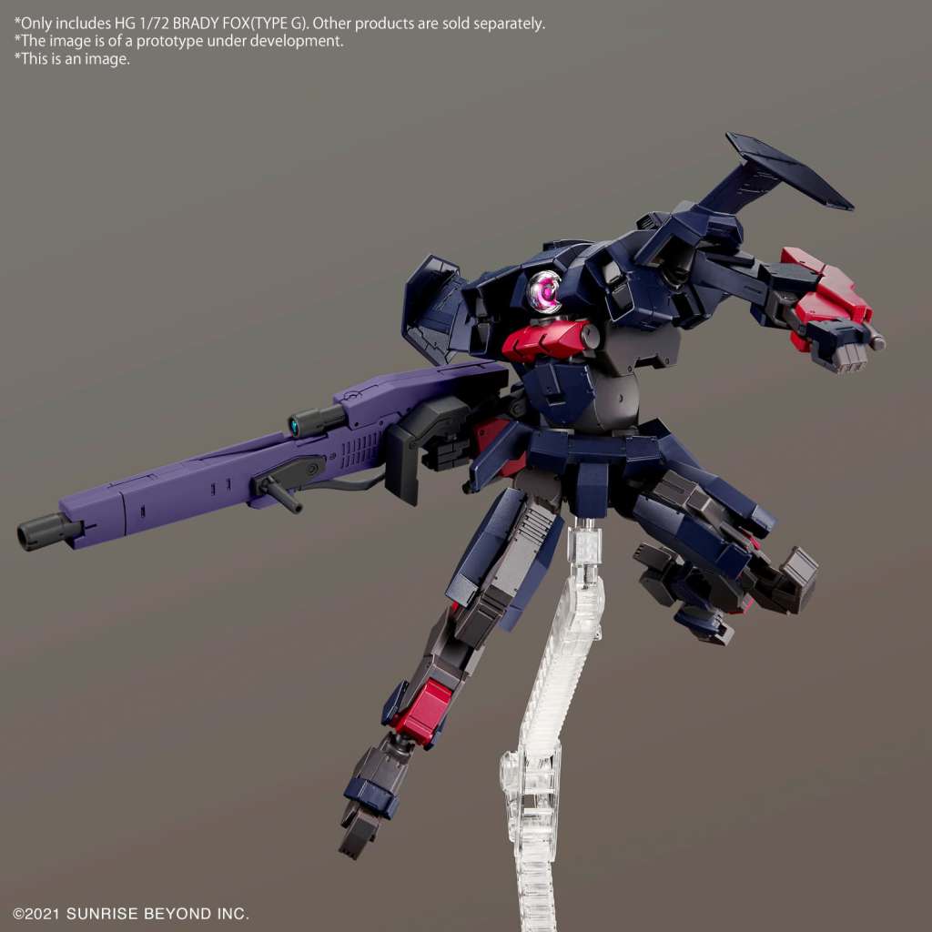 Hg Brady Fox Typ G 1/72 Byggsats bandai model kit gunpla
