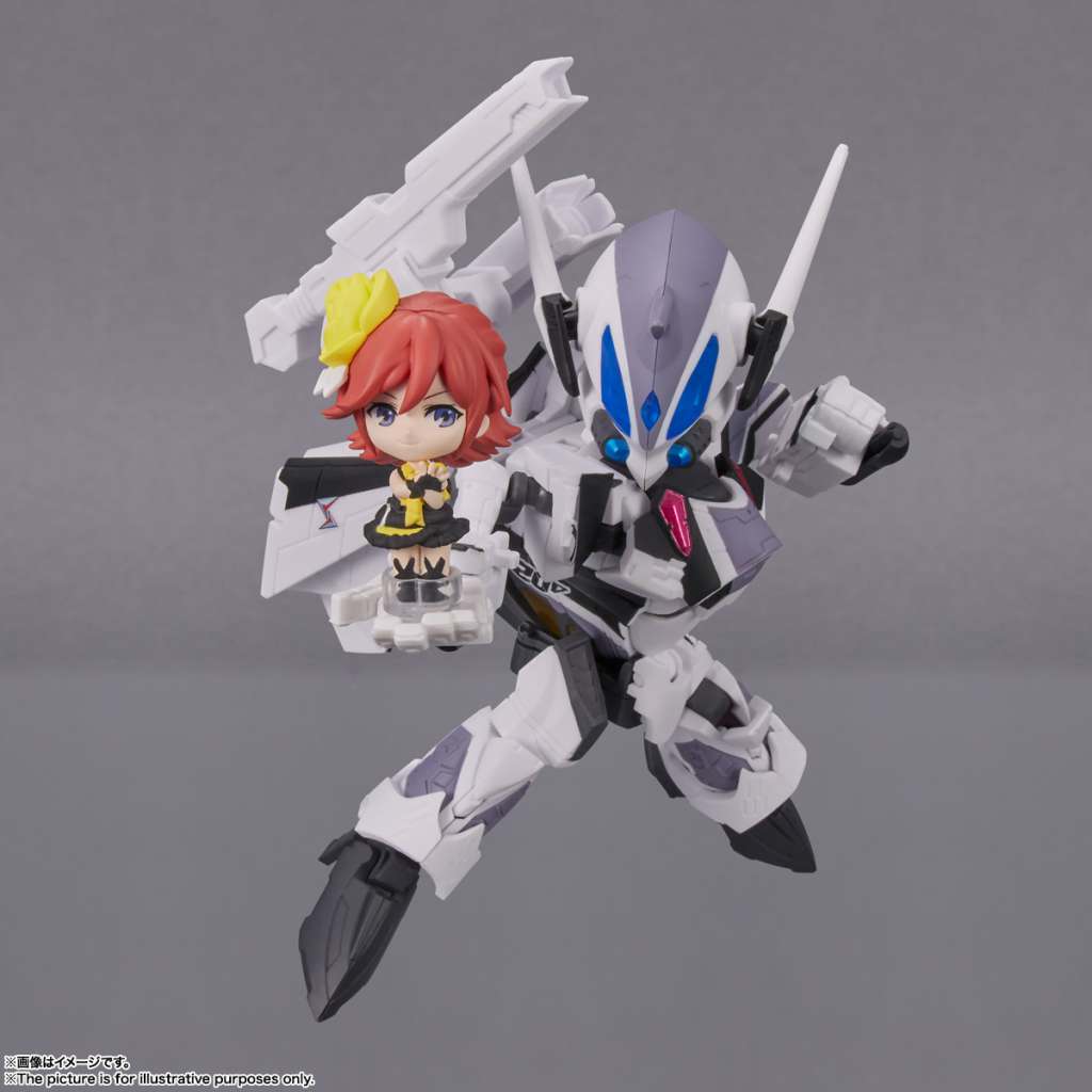 Macross VF-31F Siegfried Kaname TINY SESSION Figur bandai