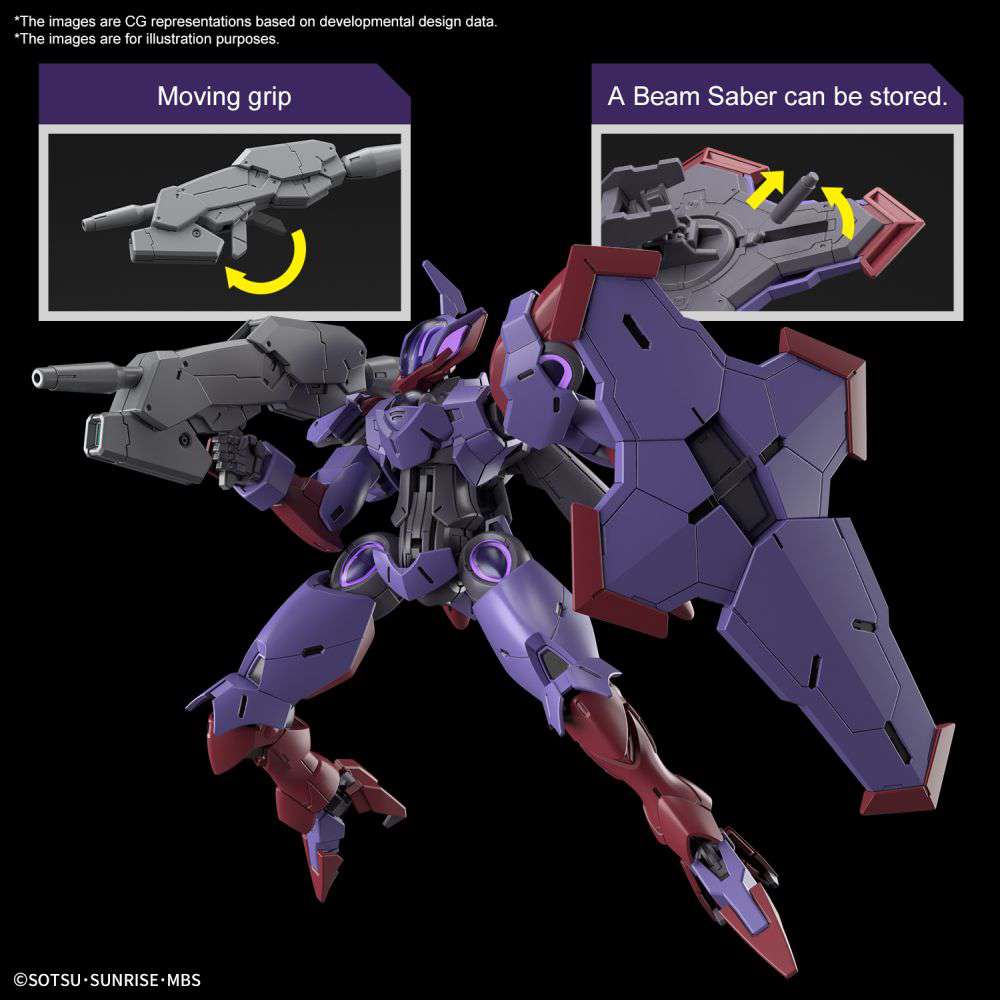 Hg beguir-pente 1/144 - Detaljerad Modellbyggsats bandai model kit gunpla