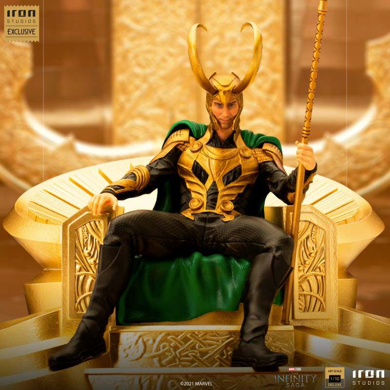 Loki Infinity Saga DLX Art Scale 1/10 Statue iron studios