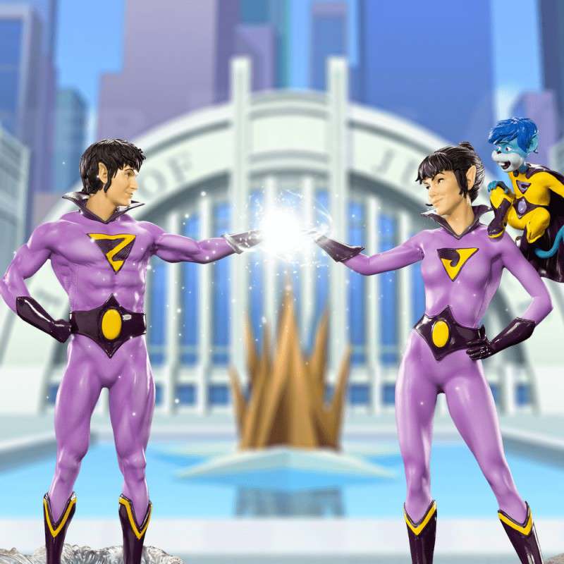 Wonder Twins Art Scale 1/10 Staty iron studios