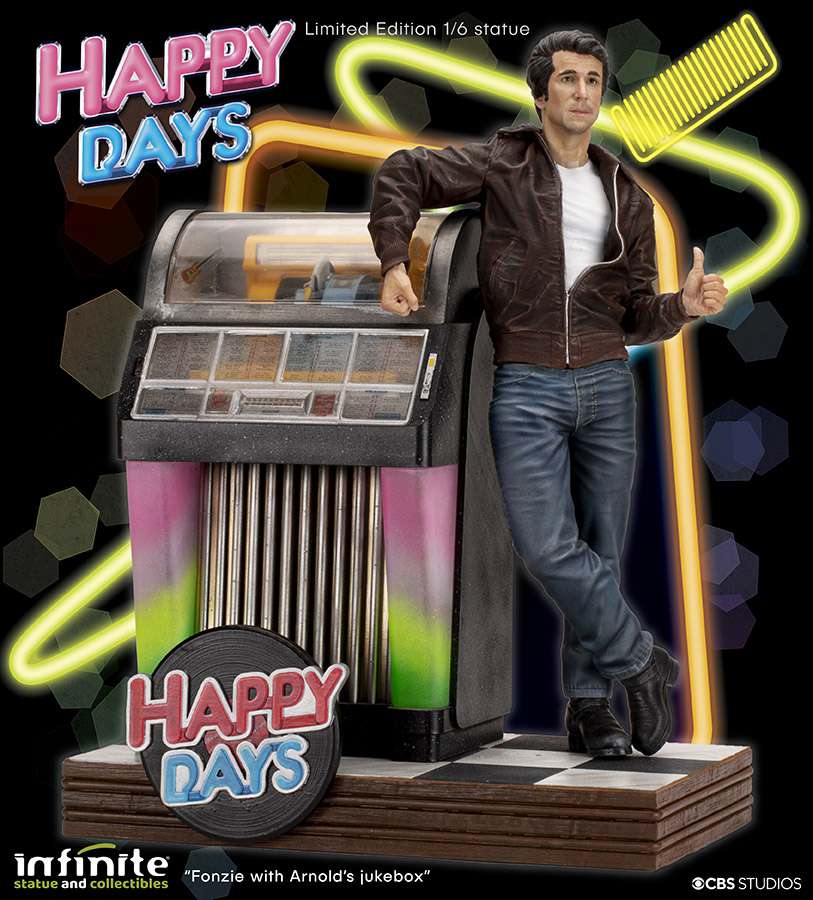 Fonzie Happy Days 1/6 Resin Staty infinite statue