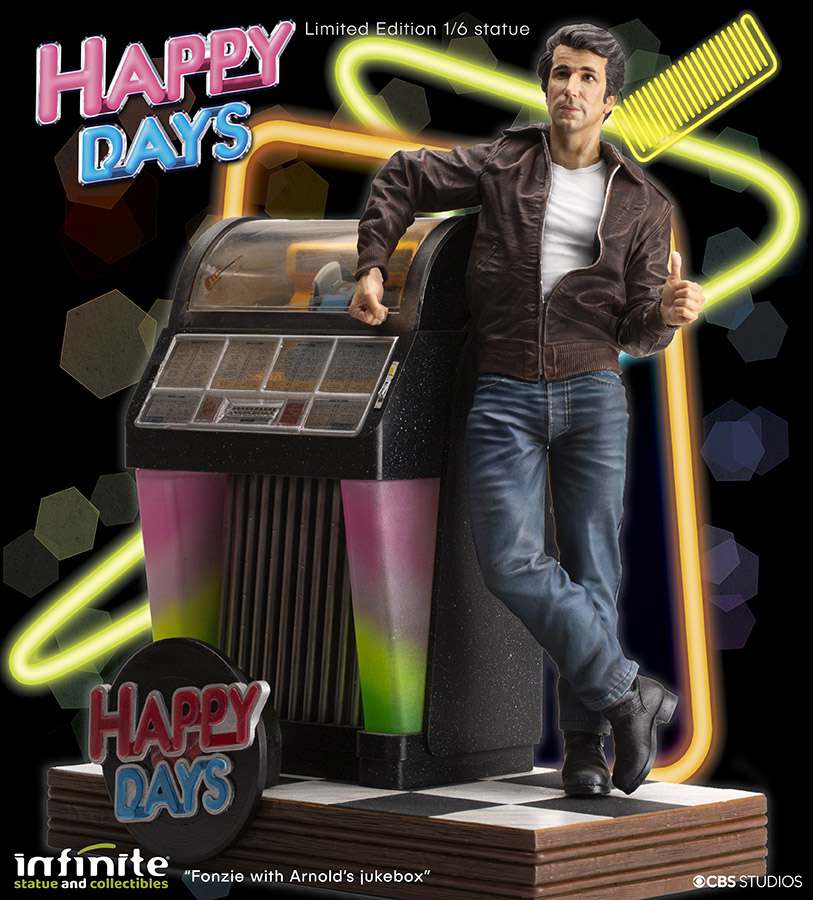 Fonzie Happy Days 1/6 Resin Staty infinite statue