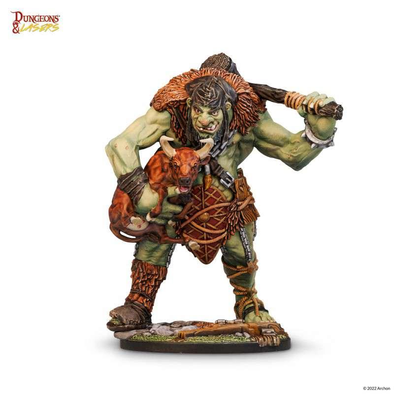 Dungeons & Lasers: Yahazzal the Hungry Troll Miniature Set - Robotto