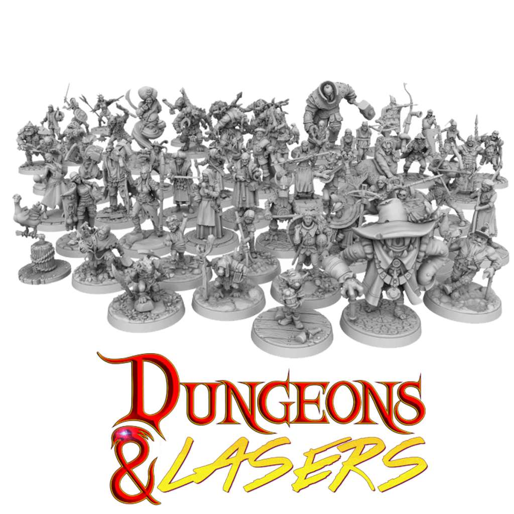 Dungeons & Lasers NPC Miniature Pack archon games