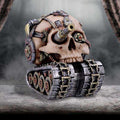 Techno Tank Steampunk Skull Figur nemesis now
