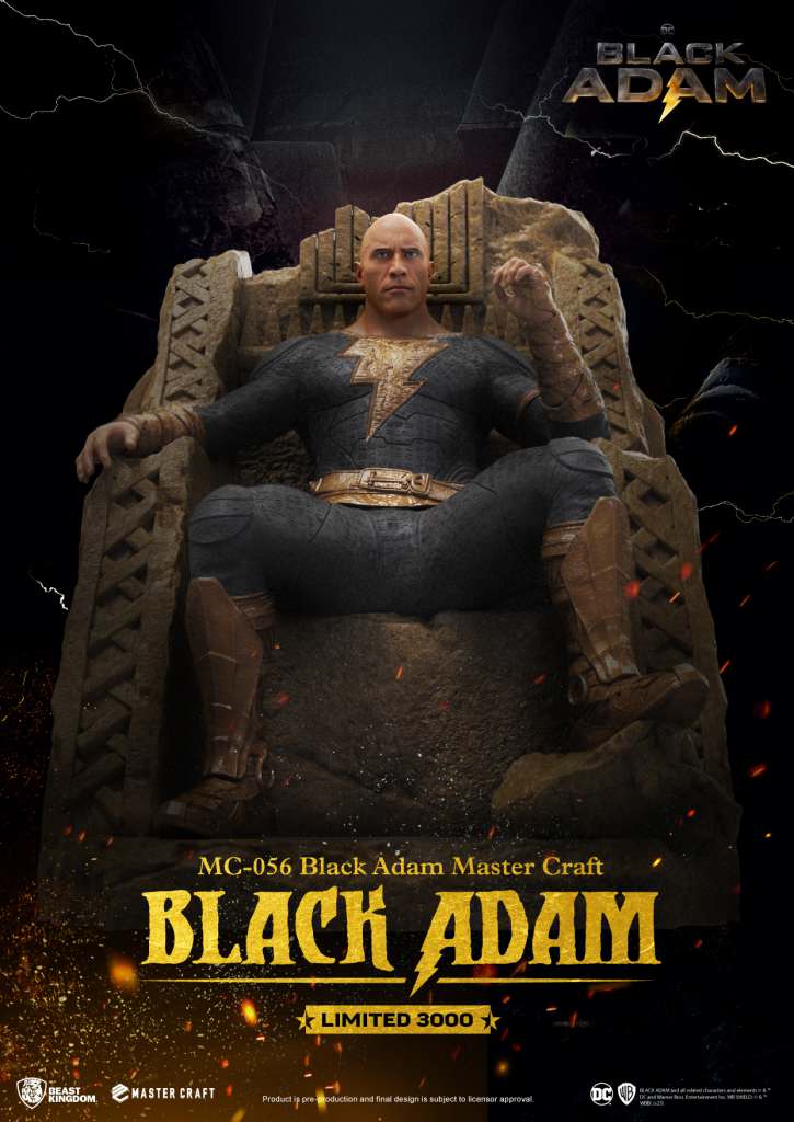 Black Adam Movie MasterCraft Staty beast kingdom