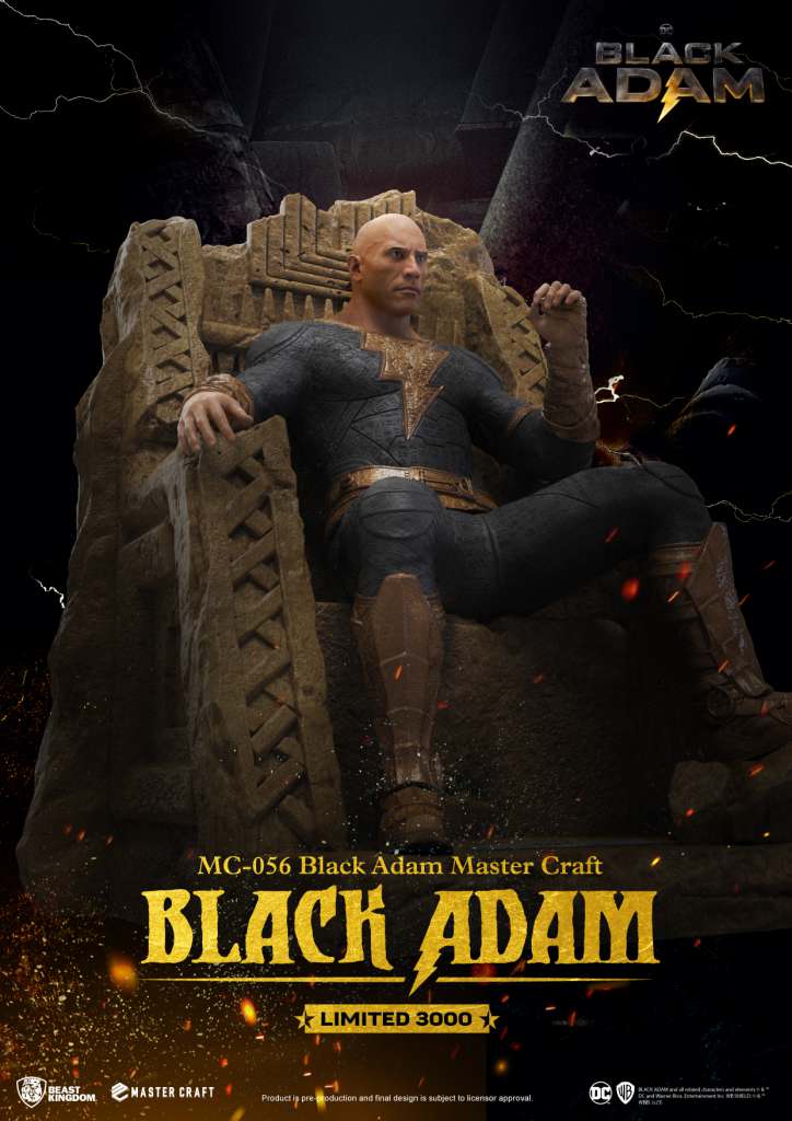 Black Adam Movie MasterCraft Staty beast kingdom