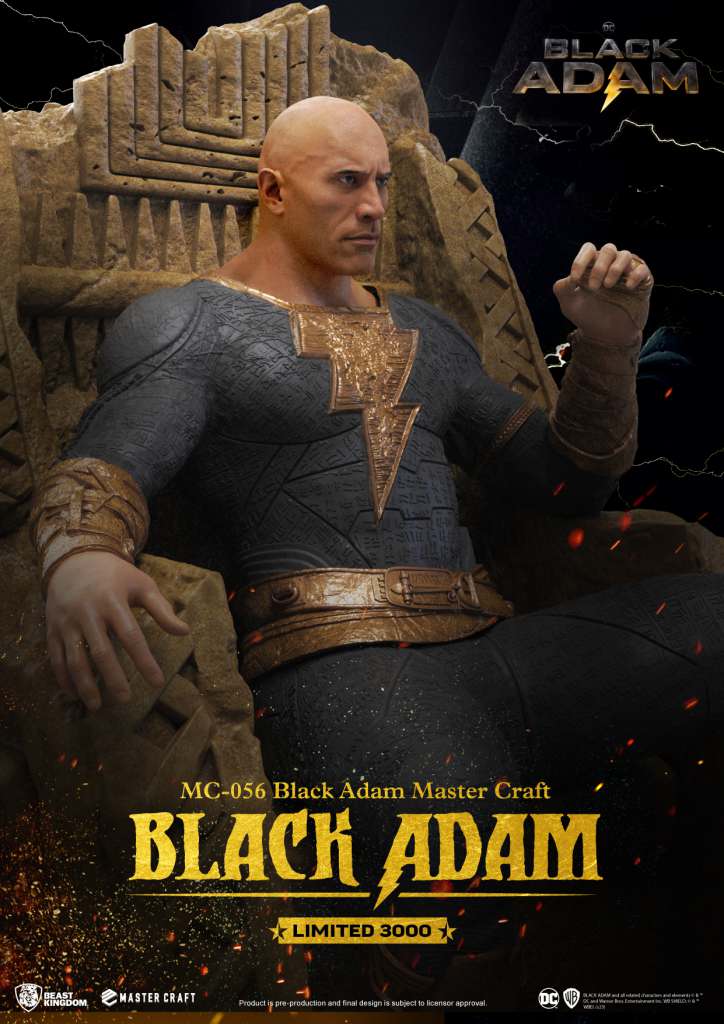 Black Adam Movie MasterCraft Staty beast kingdom
