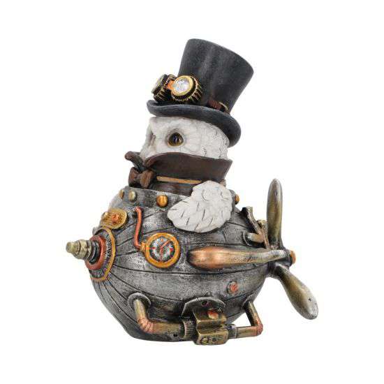 Avian Invention Steampunk Owl Fig – Unik Inredningsdetalj nemesis now
