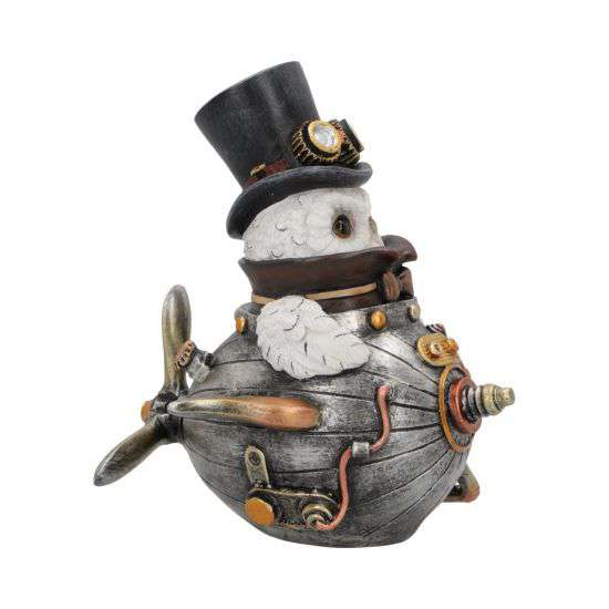 Avian Invention Steampunk Owl Fig – Unik Inredningsdetalj nemesis now