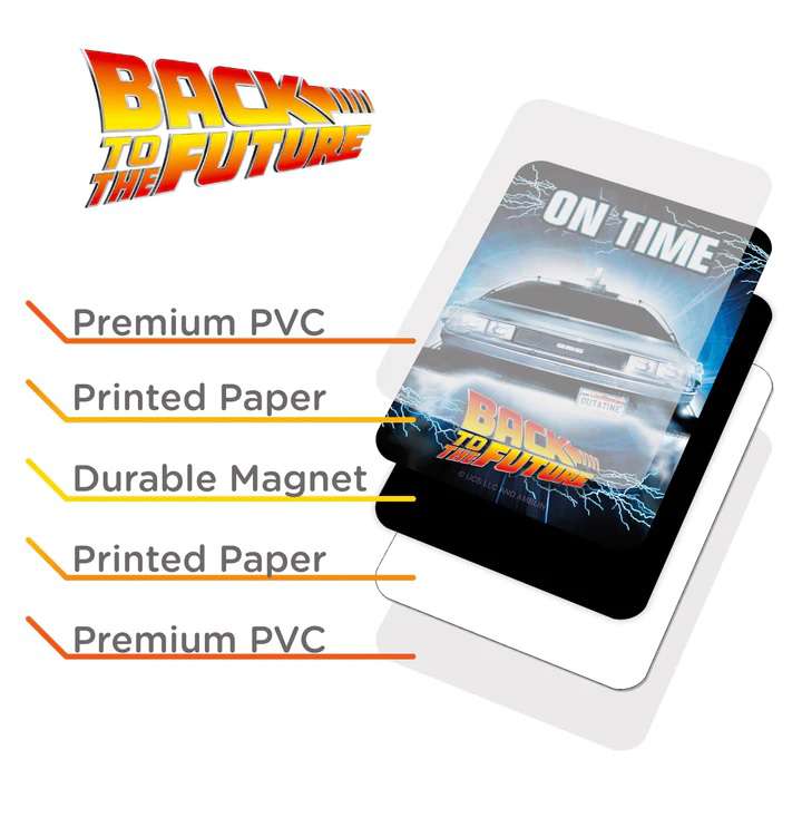 Back to the Future Dubbel Sidig Magnet aquarius ent