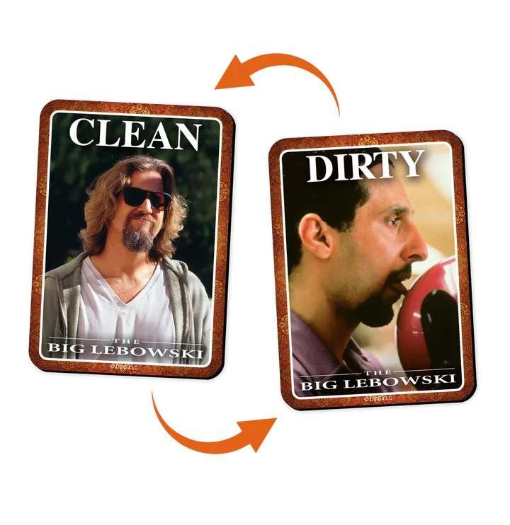 Big Lebowski Dubbel Sidig Magnet - Robotto