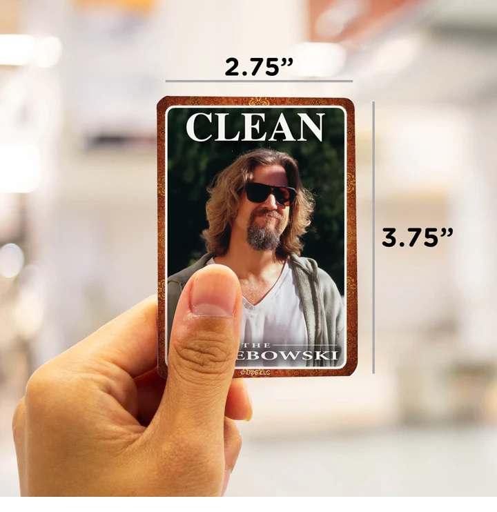 Big Lebowski Dubbel Sidig Magnet - Robotto