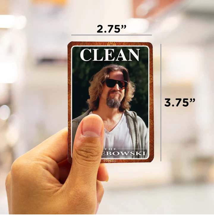 Big Lebowski Dubbel Sidig Magnet aquarius ent