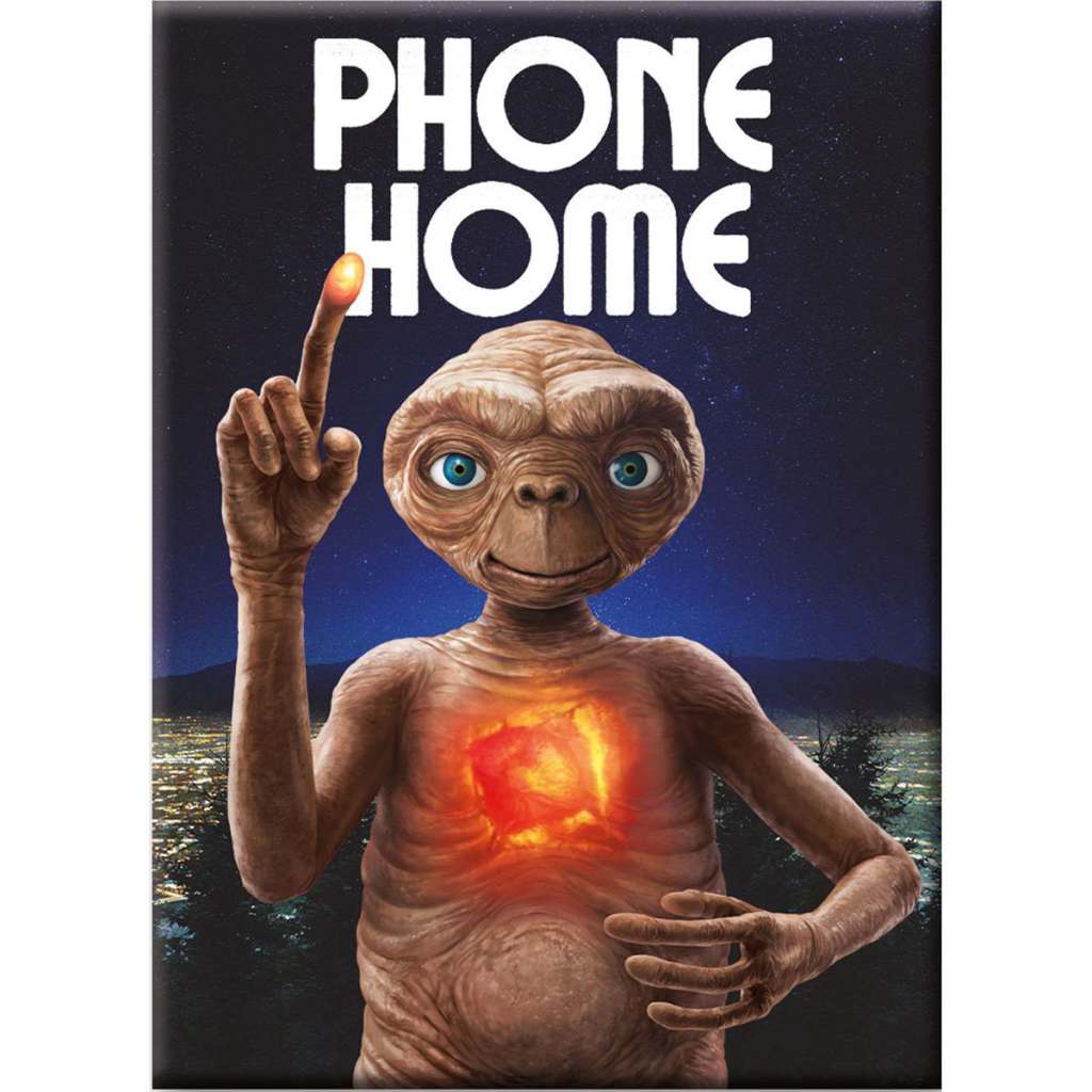 Et Phone Home Flat Magnet aquarius ent
