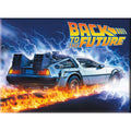 Back to the Future Burn Out Flat Magnet aquarius ent