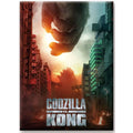 Godzilla Vs Kong Stand Off Flat Magnet