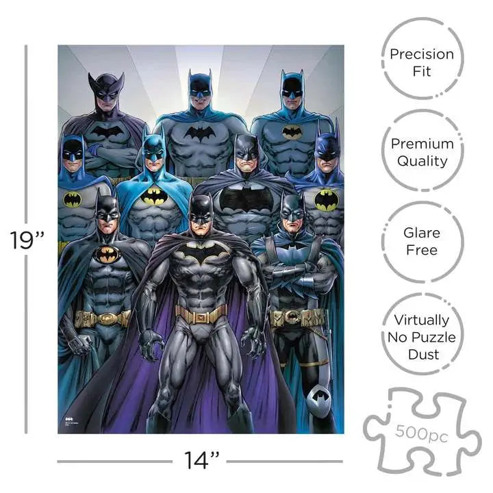 Dc Comics Batman Dräkter 500-bitars pussel