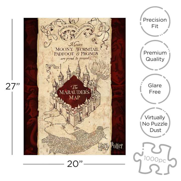 Harry Potter Marauders Map 1000-pussel aquarius ent