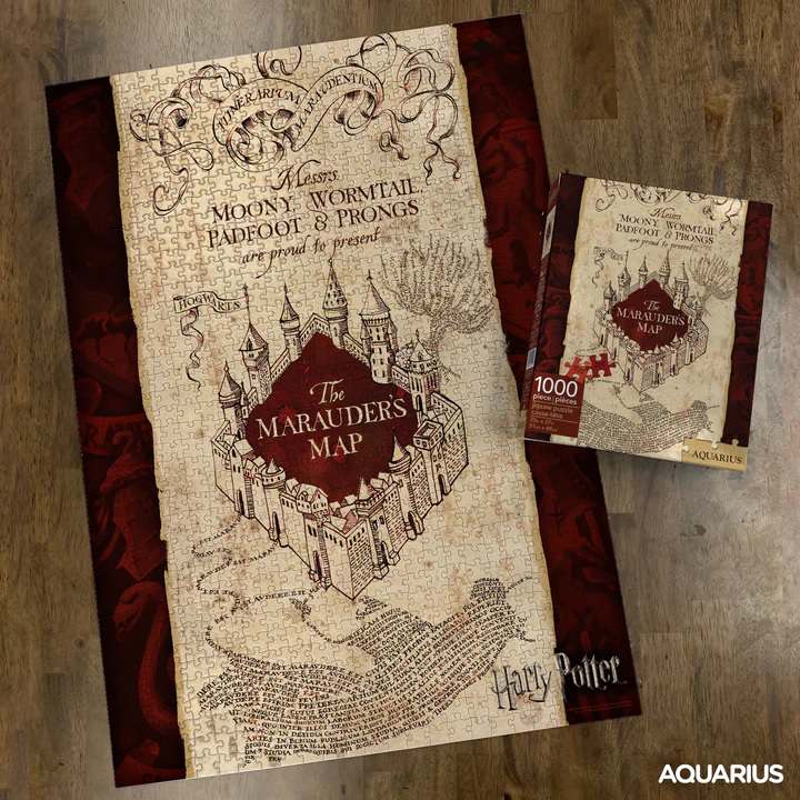 Harry Potter Marauders Map 1000-pussel aquarius ent