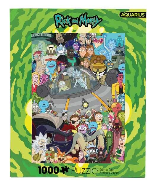 Rick and Morty 1000 bitars pussel - Robotto