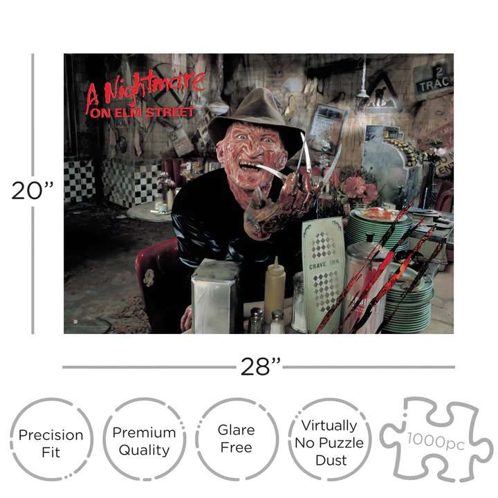 Nightmare on Elm Street 1000-bitar pussel aquarius ent