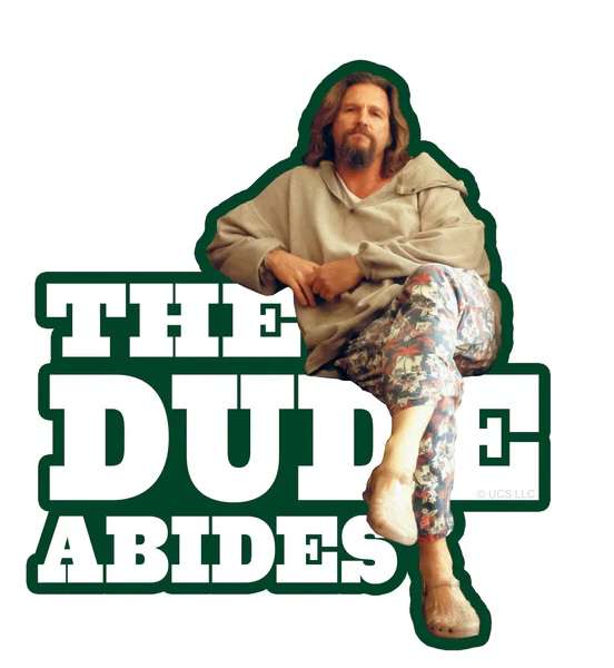 Big Lebowski Dude Abides Magnet aquarius ent
