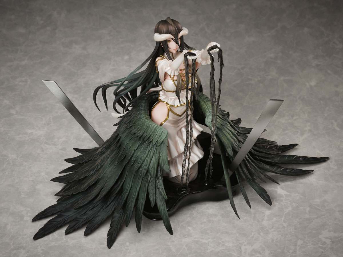 Overlord Albedo Vit Klänning 1/7 Staty furyu