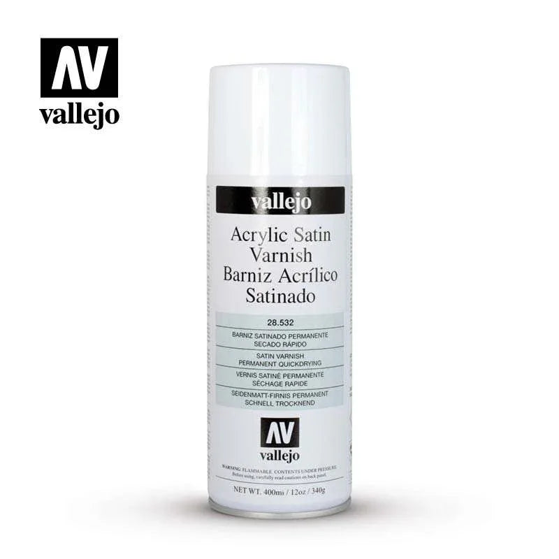 Vallejo Satin Varnish Spray 28532 för Modellbyggare - Robotto