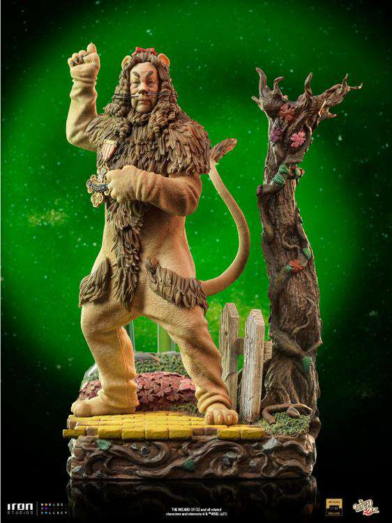 Wizard of Oz Cowerd Lion 1/10 Deluxe Staty iron studios