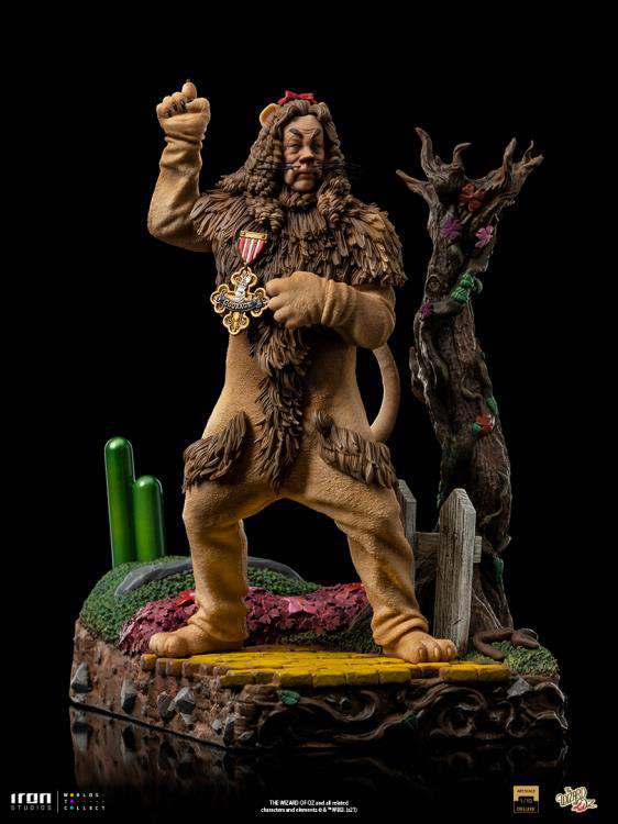 Wizard of Oz Cowerd Lion 1/10 Deluxe Staty iron studios