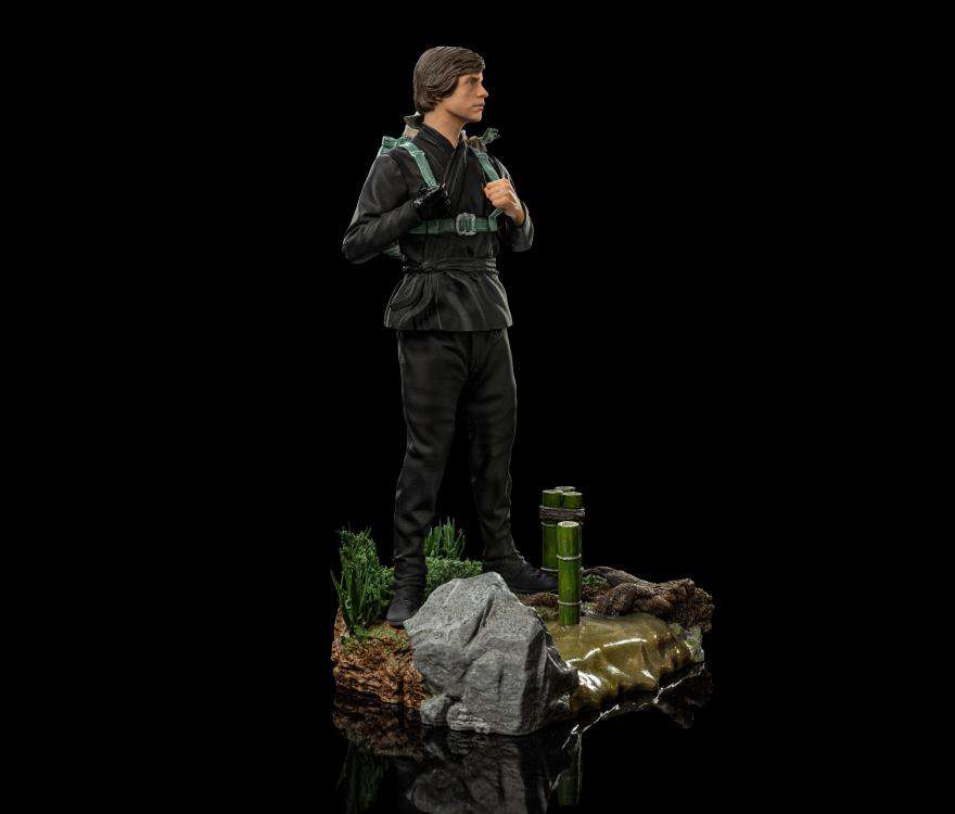 Luke Skywalker och Grogu 1/10 Staty från The Book of Boba Fett iron studios