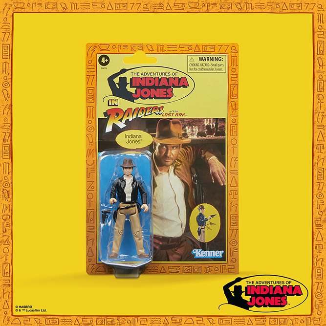 Retro Indiana Jones Actionfigur – Äventyrserie hasbro