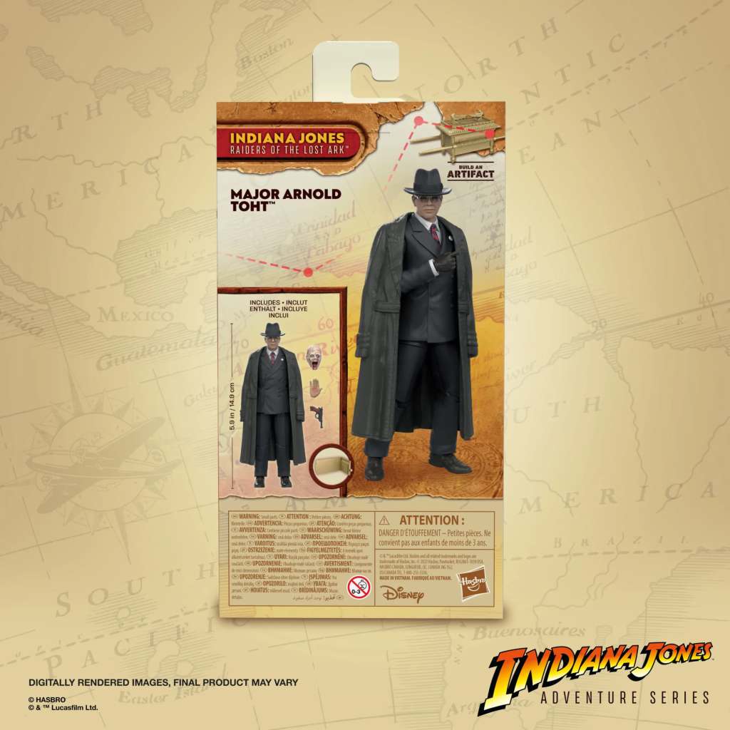 Indiana Jones Major Arnold Toht Action Figure hasbro