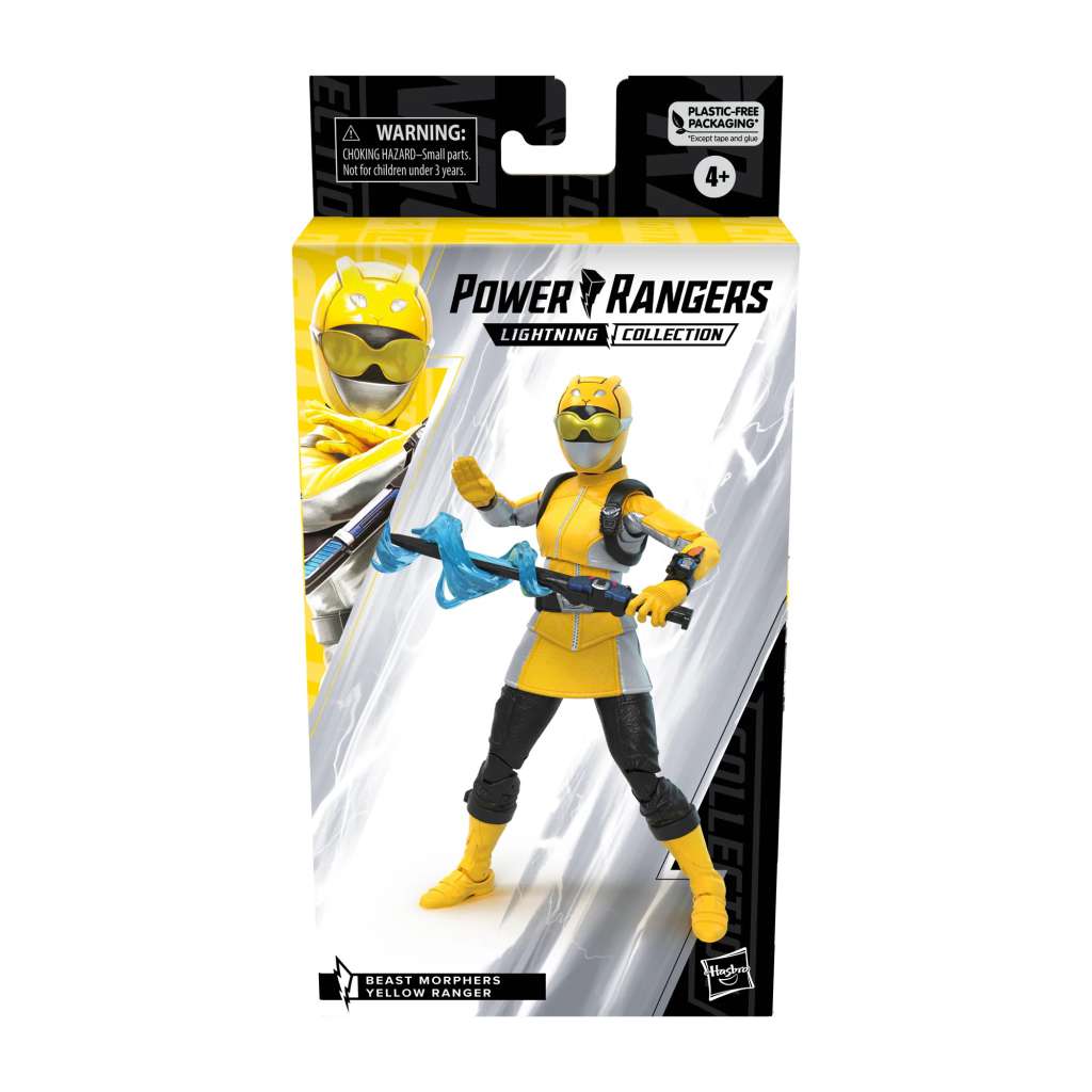 Power Rangers Beast Morphers Yellow Ranger Action Figure hasbro