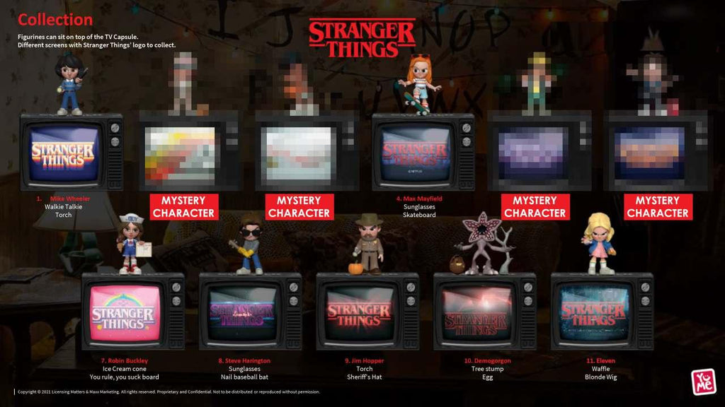 Stranger Things - Upside Down Kapselserie 1 - Display (12 enheter) - Robotto