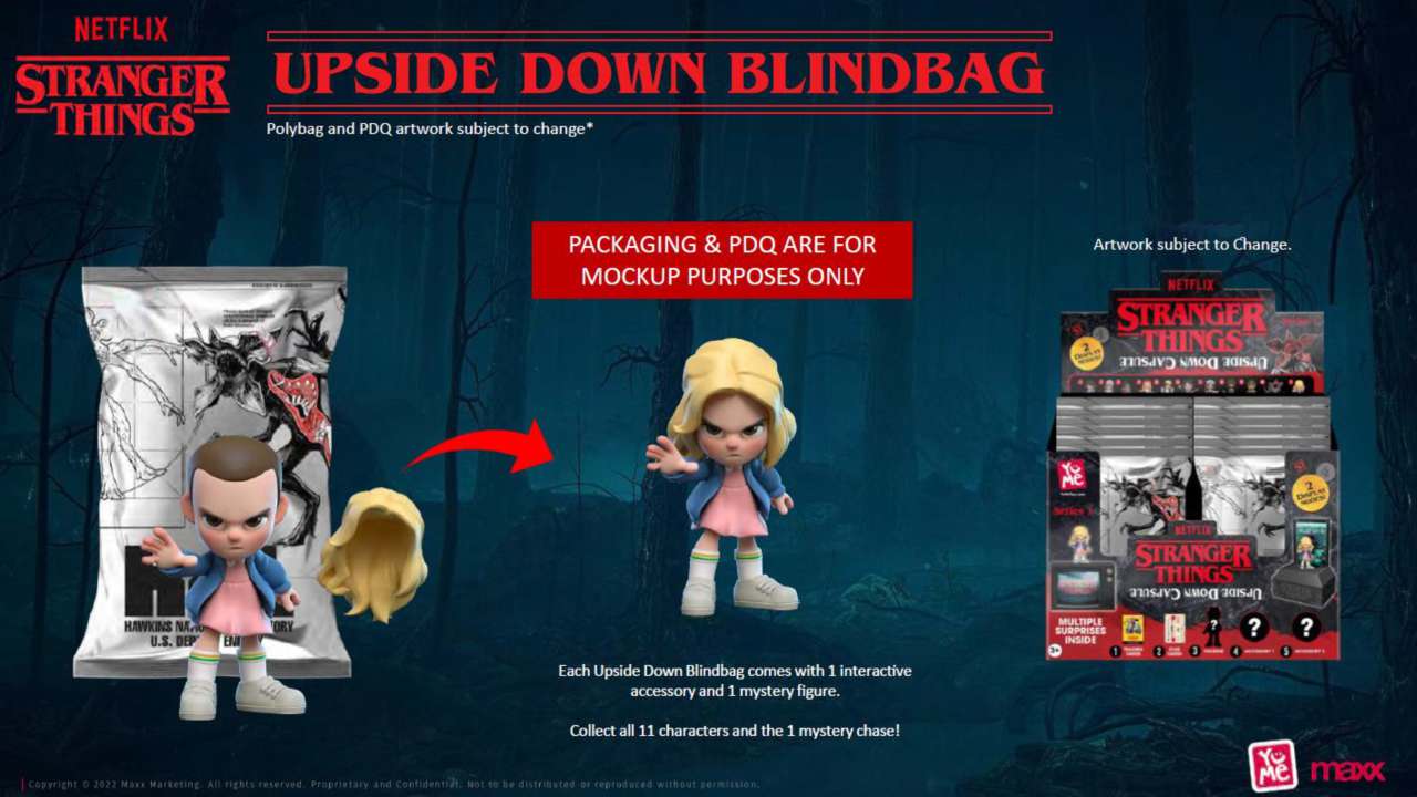 Stranger Things - Upside Down Blind Bags - 24 enheter diskdisplay