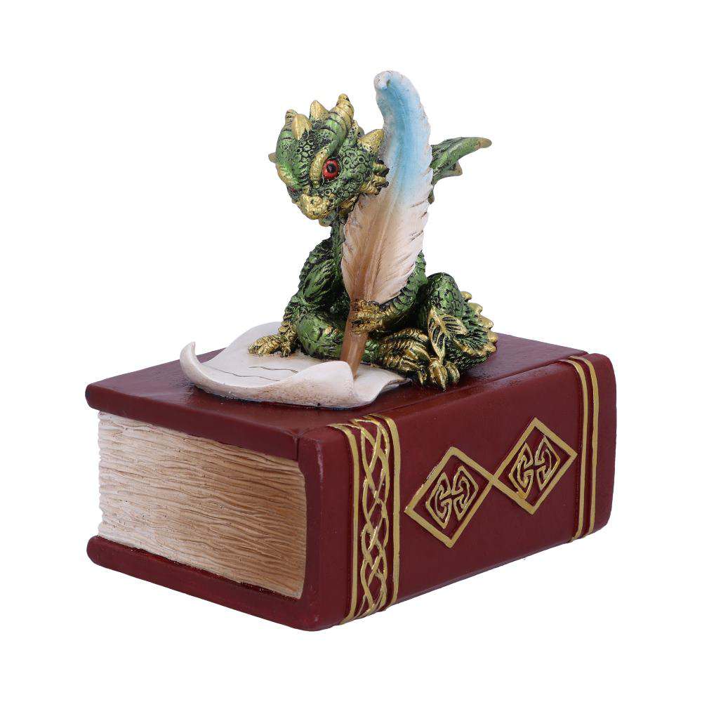 Scribe Dragon Trinket Box nemesis now
