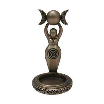 Spiral Goddess Tealight Holder – Elegant och Unik Inredning nemesis now