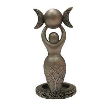 Spiral Goddess Tealight Holder – Elegant och Unik Inredning nemesis now