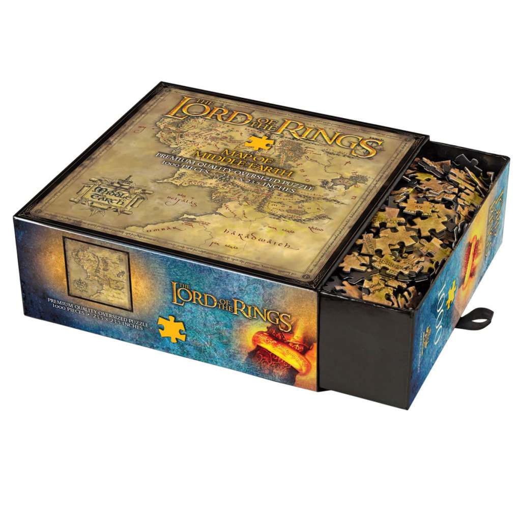 Lord of the Rings Middle Earth 1000-Piece Puzzle noble collections